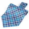 RAS-03 Ascot Tie In Green Check, Made With Ring Heart Fabric