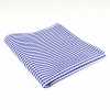 RCF-04 Check-pattern Navy Blue Pocket Square Made With English Ringhart Fabric