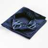 VBF-01 Bow Tie Made With VANNERS Fabric, Striped Pattern, Navy Blue