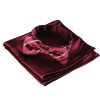 VBF-02 Bow Tie Made With VANNERS Fabric, Stripe Pattern, Wine
