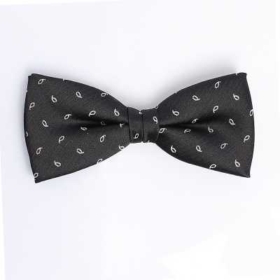 VBF-22 Bow Tie Made With VANNERS Fabric, Paisley Dot, Black