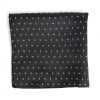 VCF-22 VANNERS Textile Used Pocket Square Paisley Dot Black