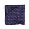 VCF-23 Pocket Square Made With VANNERS Fabric, Paisley Dot, Navy Blue