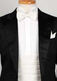 VCM-06 VENNERS Silk Textile Cummerbund White Twill[Formal Accessories] Yamamoto(EXCY) Sub Photo