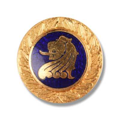 YS33 Made In Japan Metal Button For Suits And Jackets, Gold