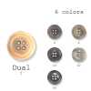 デュアル Polyester Buttons For Suits And Jackets [Outlet]