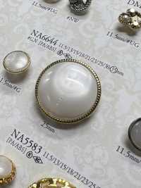 NA6644 Nylon Resin/ABS Resin Rectangle Ring Button IRIS Sub Photo