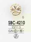 SBC4210 Epoxy Resin/high Metal Half-round Button