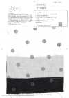 OYY0209 Linen Ramie Manganese Kasuri Polka Dot Pattern